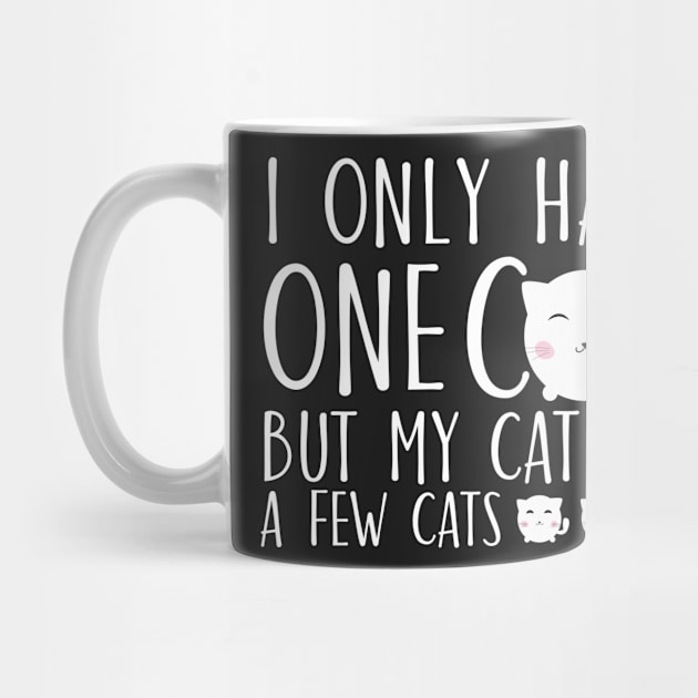 I only have one cat but my cat has a few cats by catees93